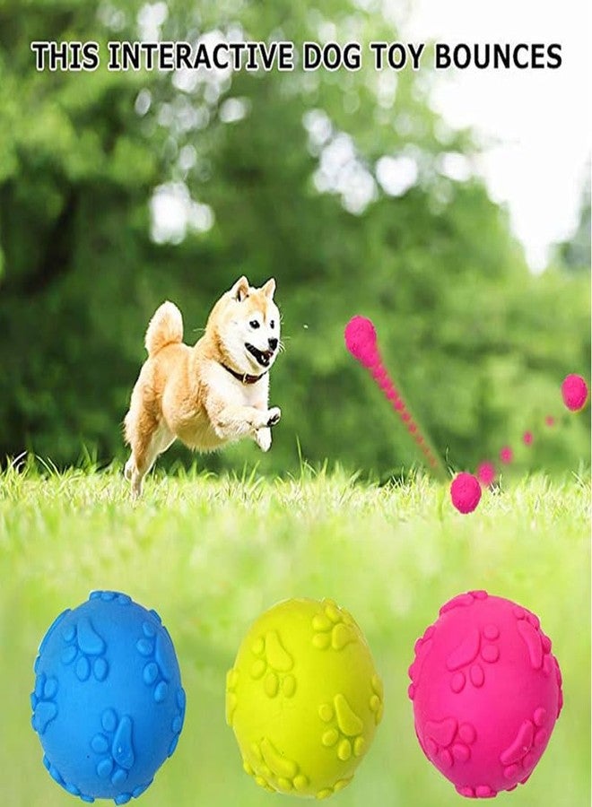 BohoBark Musical Rubber Squeeze Ball with Spikes for Dogs (Pack of One) Colour May Very - Image 5